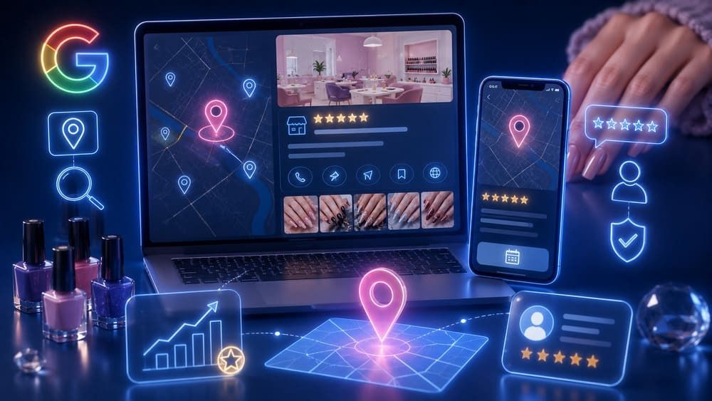 SEO для манікюрного салону в Google Maps