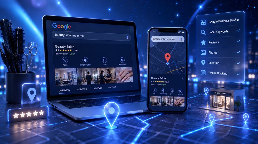 Локальное SEO для салона красоты — Google Maps и Google Business Profile